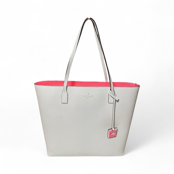 Kate Spade Abbey Street Karla in Cream and Hot Pink EUC - Picture 4 of 17